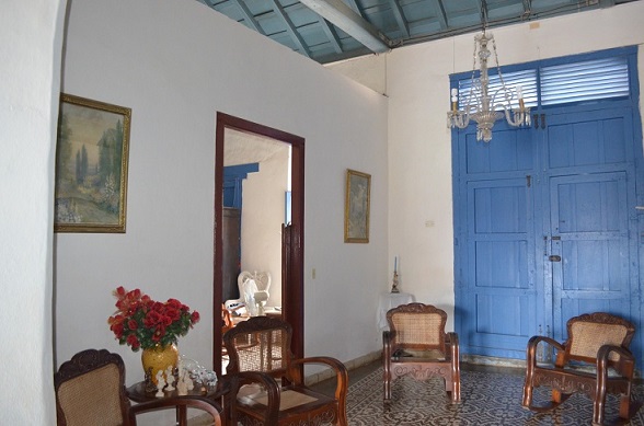 'Living room' Casas particulares are an alternative to hotels in Cuba.